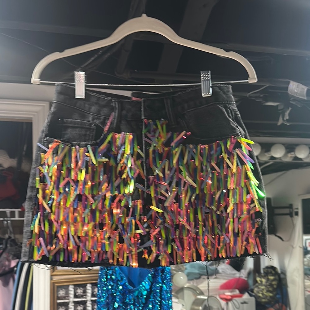 Signature Black Mini Skirt